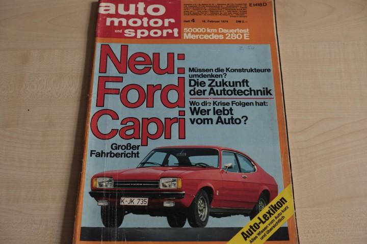 Deckblatt Auto Motor und Sport (04/1974)